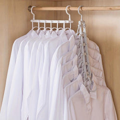 6 in 1 Folding Hanger for Clothes Coats Pants