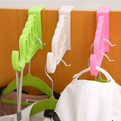 2pcs Door Hanging Foldable Clothes Hanger MultiFunction Drying Rack