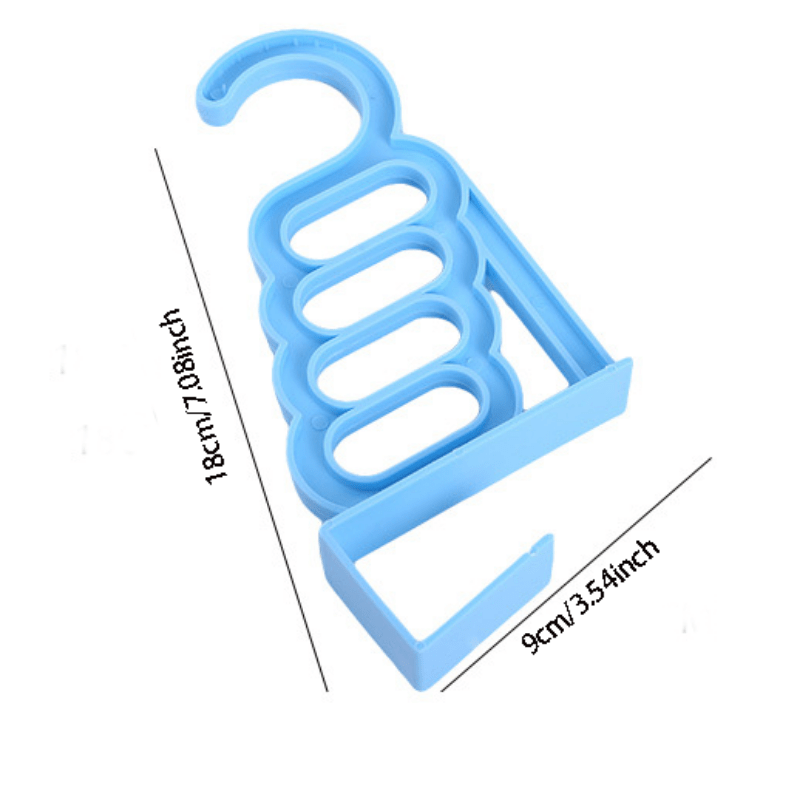 2pcs Door Hanging Foldable Clothes Hanger MultiFunction Drying Rack