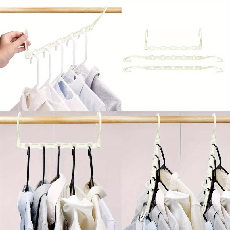 6 Pcs Magic Hangers Closet Space Saver Organizer Hangers