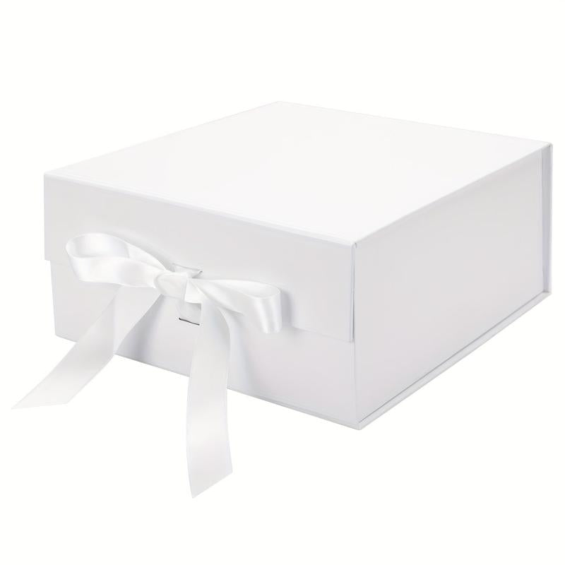 Gift Box - Magnetic Lid & Ribbon - 32x20x10 cm - Christmas Birthdays Weddings