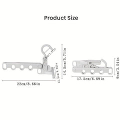 Portable Foldable Travel Hanger Folding Clothes Drying Rack