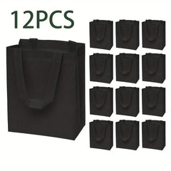 12 Reusable Eco Friendly Gift Bags for Shopping & Parties