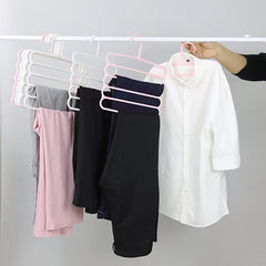 5-Layer Anti-Slip Pant Rack for Wardrobe
