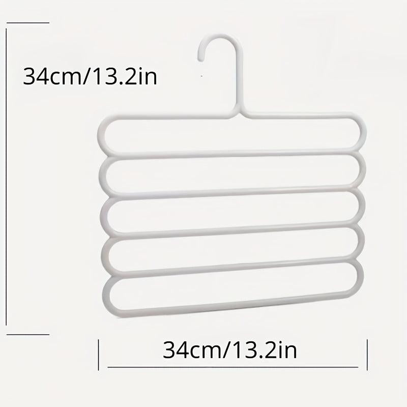 5-Layer Anti-Slip Pant Rack for Wardrobe