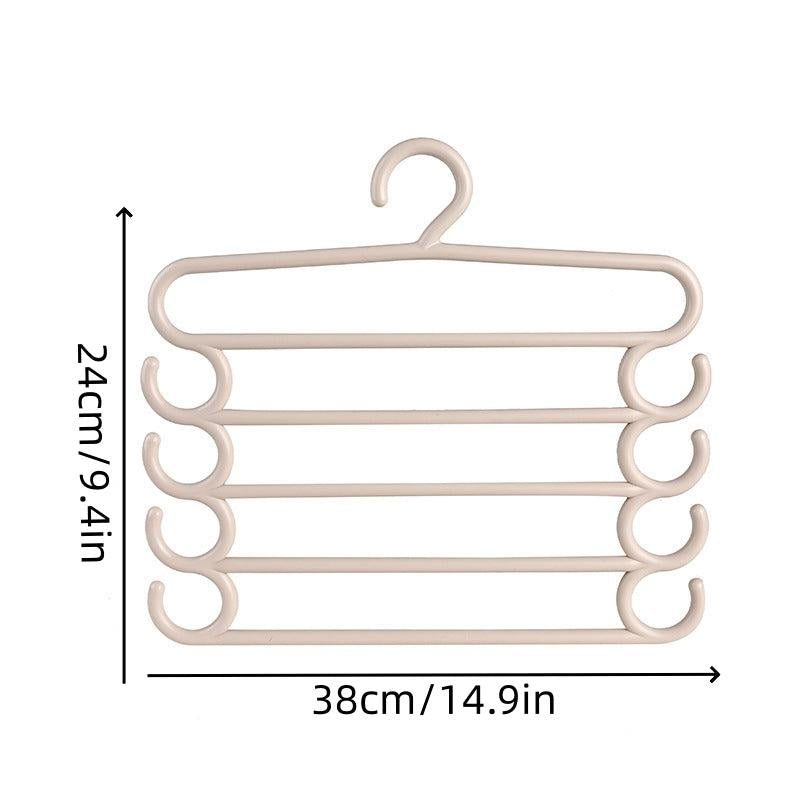 5-Layer Hanger Storage Pants Rack