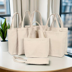 Handheld Canvas Bag Shopping Cotton Bag DIY Graffiti Making Blank