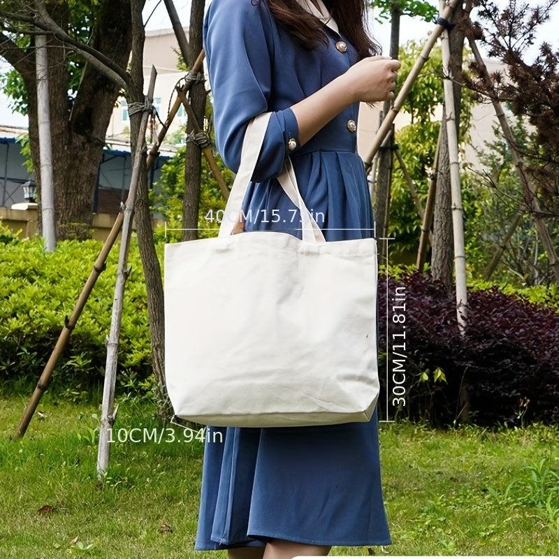 Handheld Canvas Bag Shopping Cotton Bag DIY Graffiti Making Blank