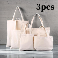 Handheld Canvas Bag Shopping Cotton Bag DIY Graffiti Making Blank