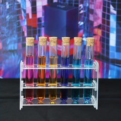 35ml Round Bottom Glass Test Tube Sub Bottle Transparent Cork Control Bottle