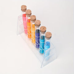 35ml Round Bottom Glass Test Tube Sub Bottle Transparent Cork Control Bottle