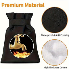 4pcs Winter Waterproof Outdoor Faucet Cover Cold Proof Insulation Antifreeze