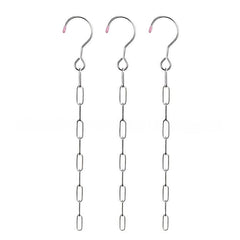 Collapsible Stainless Steel Chain Clothes Hanger Organizer