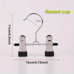 Boot Hangers With Clips Double Adjustable Clips Boot Rack Organizer