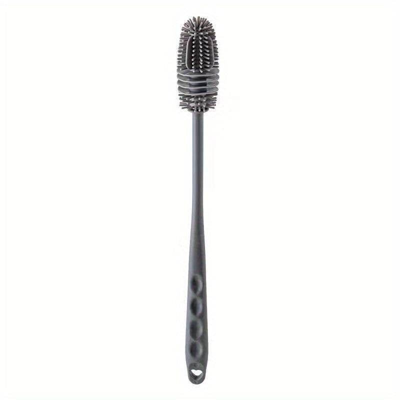 Long Handle Silicone Bottle Brush for Easy Cup and Bottle Cleaning