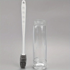 Long Handle Silicone Bottle Brush for Easy Cup and Bottle Cleaning