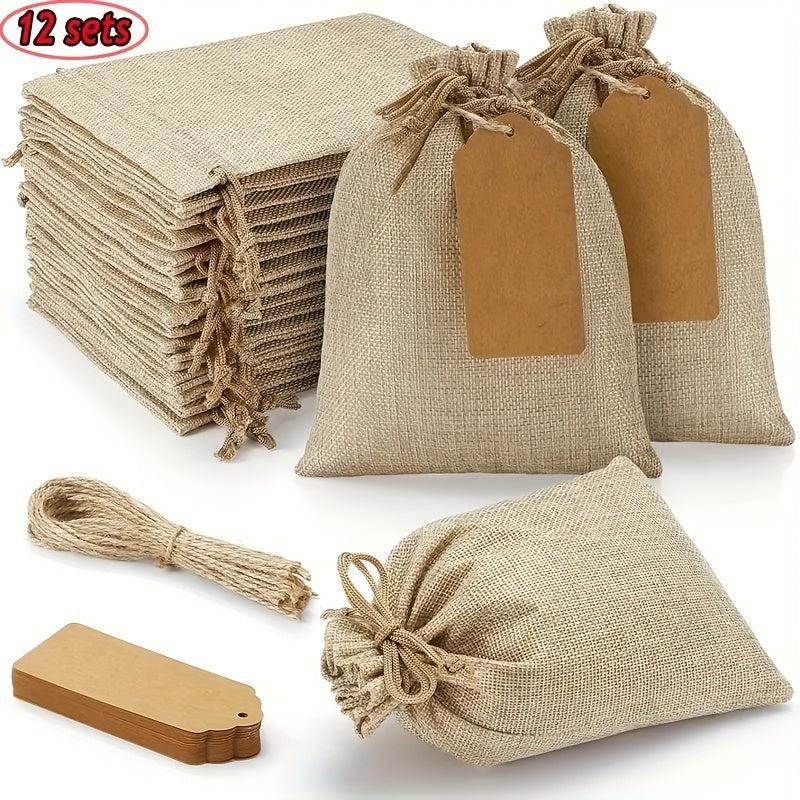 25pcs Drawstring Bag Gift Bag For Wedding Party Craft Art Project Jewelry Bag