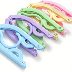 5pcs Portable Folding Clothes Hangers - Travel & Drying On the Go