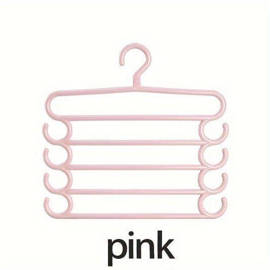 5-Layer Pants Towel Scarfs Racks Storage Organizer