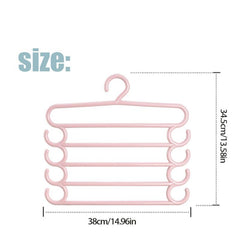 5-Layer Pants Towel Scarfs Racks Storage Organizer