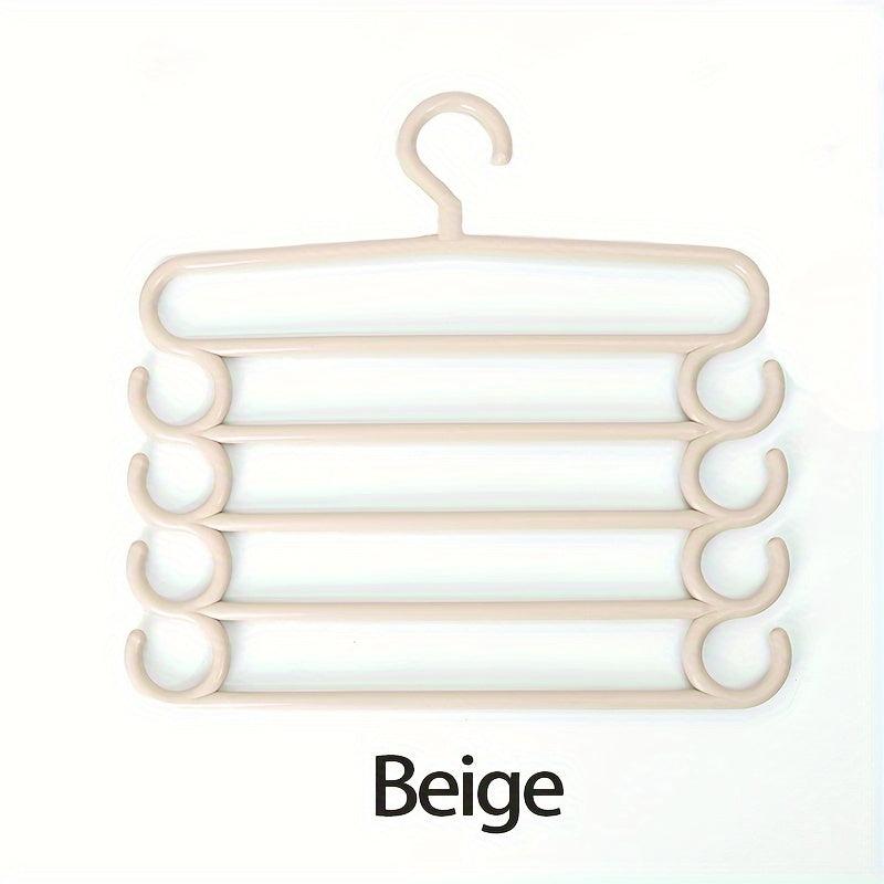 5-Layer Pants Towel Scarfs Racks Storage Organizer