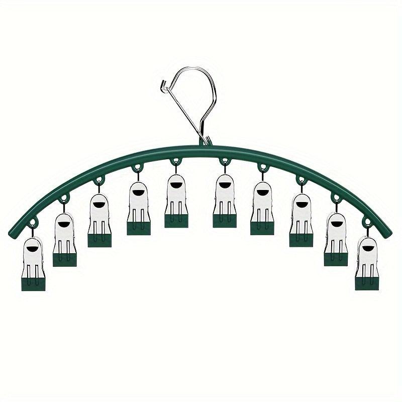 Home Clothes Drying Bedroom Wardrobe Storage Clip Rack