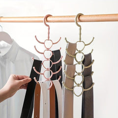 3pcs Rotable 10 Claw Multifunctional Hook Hanger Tie Scarf Clothes Rack