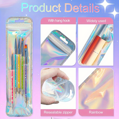 50pcs Self Sealing Bag Acne Needle Plastic Bag Eyelash Pencil Packaging