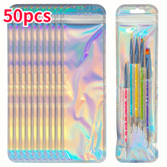 50pcs Self Sealing Bag Acne Needle Plastic Bag Eyelash Pencil Packaging
