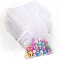 40pcs Red Organza Bags Drawstring Christmas Wedding Party Favor Graduation