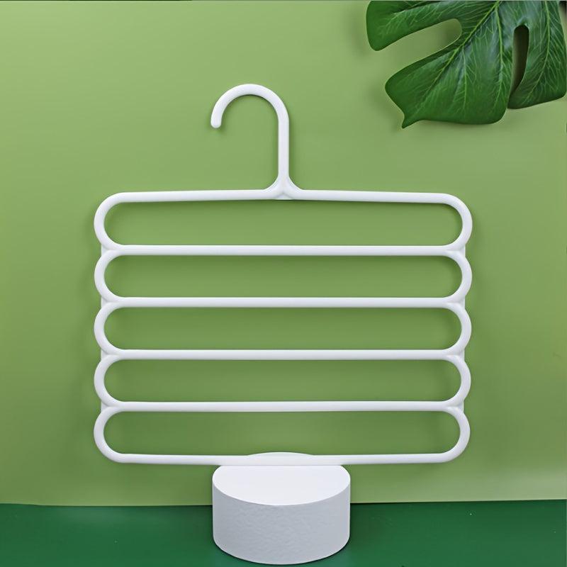 5pcs 5 Layer Racks Scarf Hanger Trouser Rack Household Hanging Rack