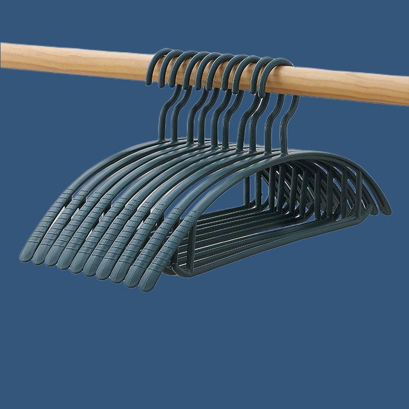 10pcs Adult Non Slip Hangers Semi Circle Seamless Bold Hanging Hangers