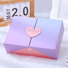 1pc Creative Gradient Gift Bag Shopping Bags for Party Birthday Wedding