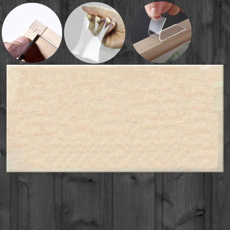 Wooden Wall-mounted Toilet Sign Decoration for Cafes/Shops with Tape