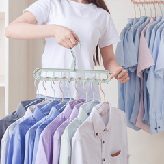 9 Hole 360 Rotating Magic Hangers for Closet Space Maximize