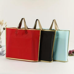 10pcs Red Golden Edge Christmas Gift Bag Festive Hand held Cosmetics Gift Bag