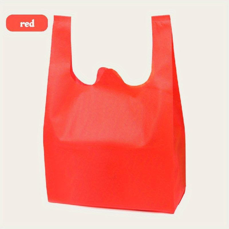 10pcs Vest Bag Supermarket Shopping Bag Handbag Packing Bag Tote Bag