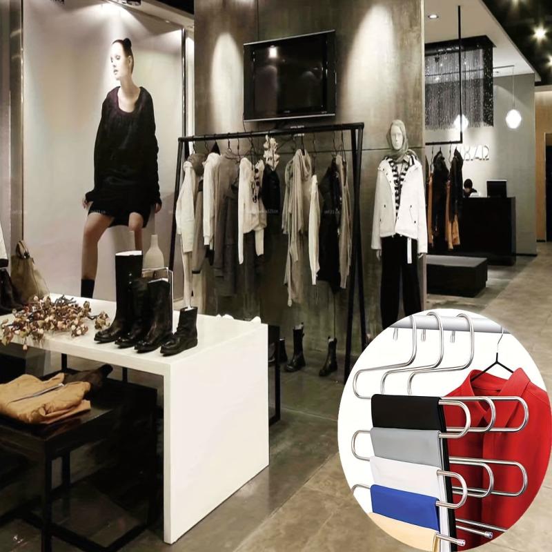Durable S Shape Hangers for Closet Organization