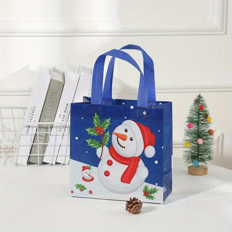 Christmas Gift Bags Waterproof Nonwoven Foldable - Perfect for Birthdays & Shopp