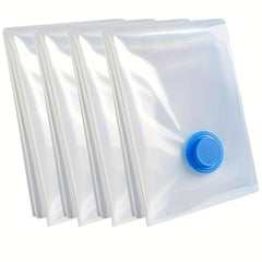 4pcs High Transparent Plastic Bags Large Packaging Bags Vacuum Compression