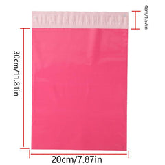 10pcs Rose Pink Waterproof Express Bags for Clothing