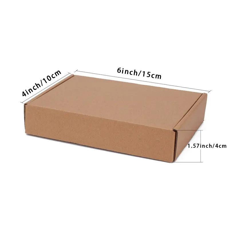 10pcs Corrugated Cardboard Mail Box for Packaging Craft Gift Products