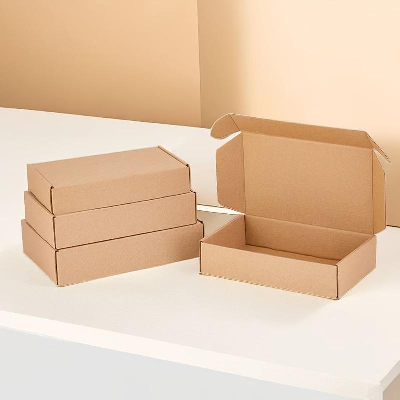 10pcs Corrugated Cardboard Mail Box for Packaging Craft Gift Products