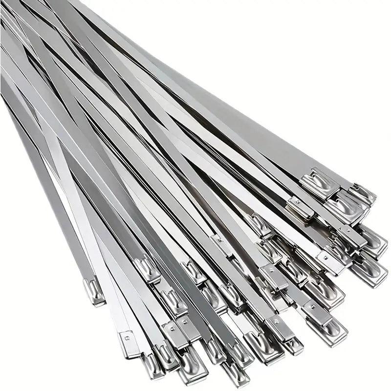 Stainless Steel Zip Ties - Heavy Duty for Exhaust Wrap