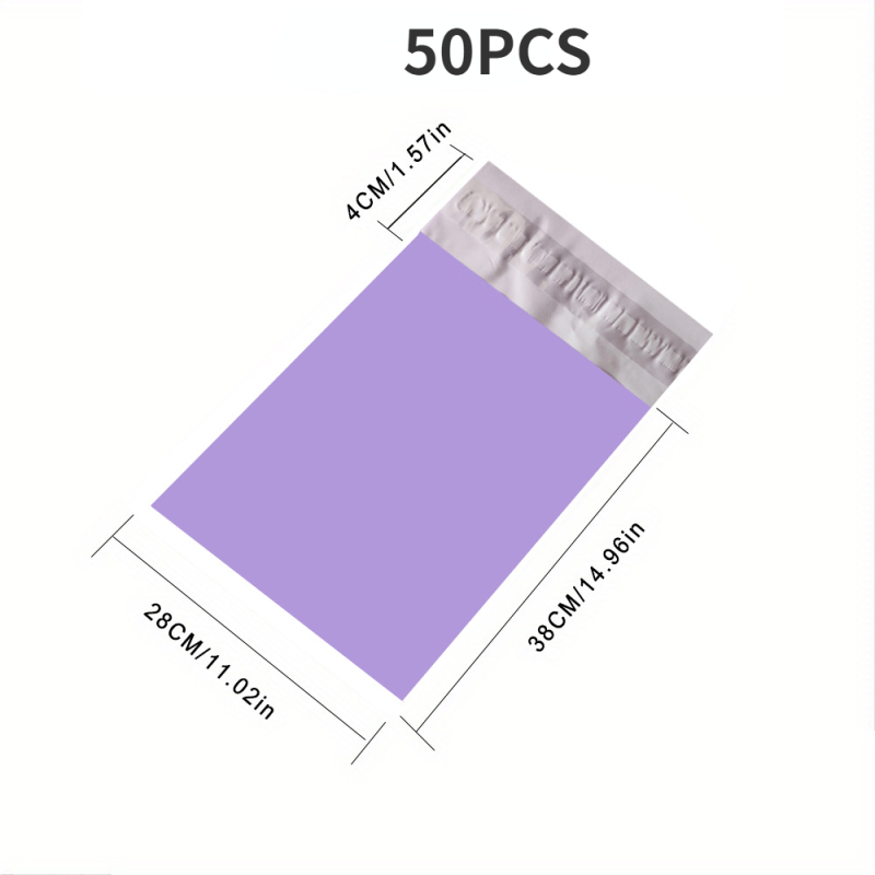 Purple Courier Mailer Bags Self-seal Mailing Express Bag Envelope Packaging