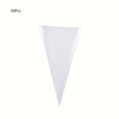 Clear Plastic Bags With Little Assorted Ties - Set of 200