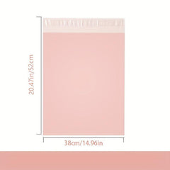 10pcs Waterproof Pink Express Bags for Clothing & Packaging