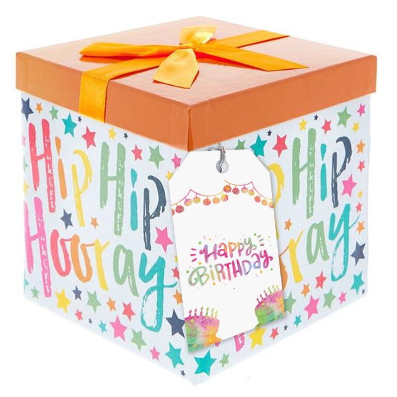 50 Sheets Happy Birthday Gift Tag Pack for Students & Children