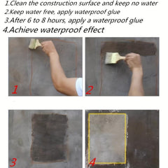 Rabbi Transparent Waterproof Adhesive 100g-500g