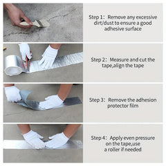 Strong Butyl Waterproof Tape Roll for Roof Repairs and Leak Blocking